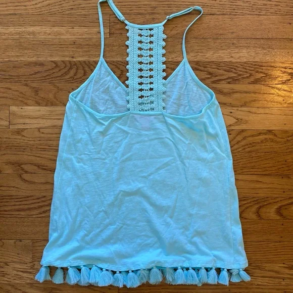 Lilly Pulitzer Tassle Nya Tank in Blue - Picture 4 of 6